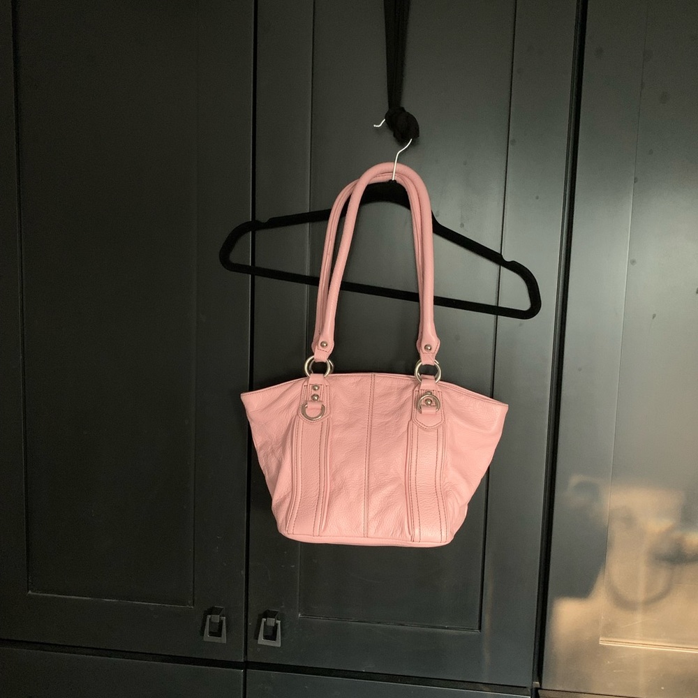 Pink Leather Bag
